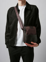 Sac Bandouli�re Light Etrier Marron light ELIS729M-vue-porte